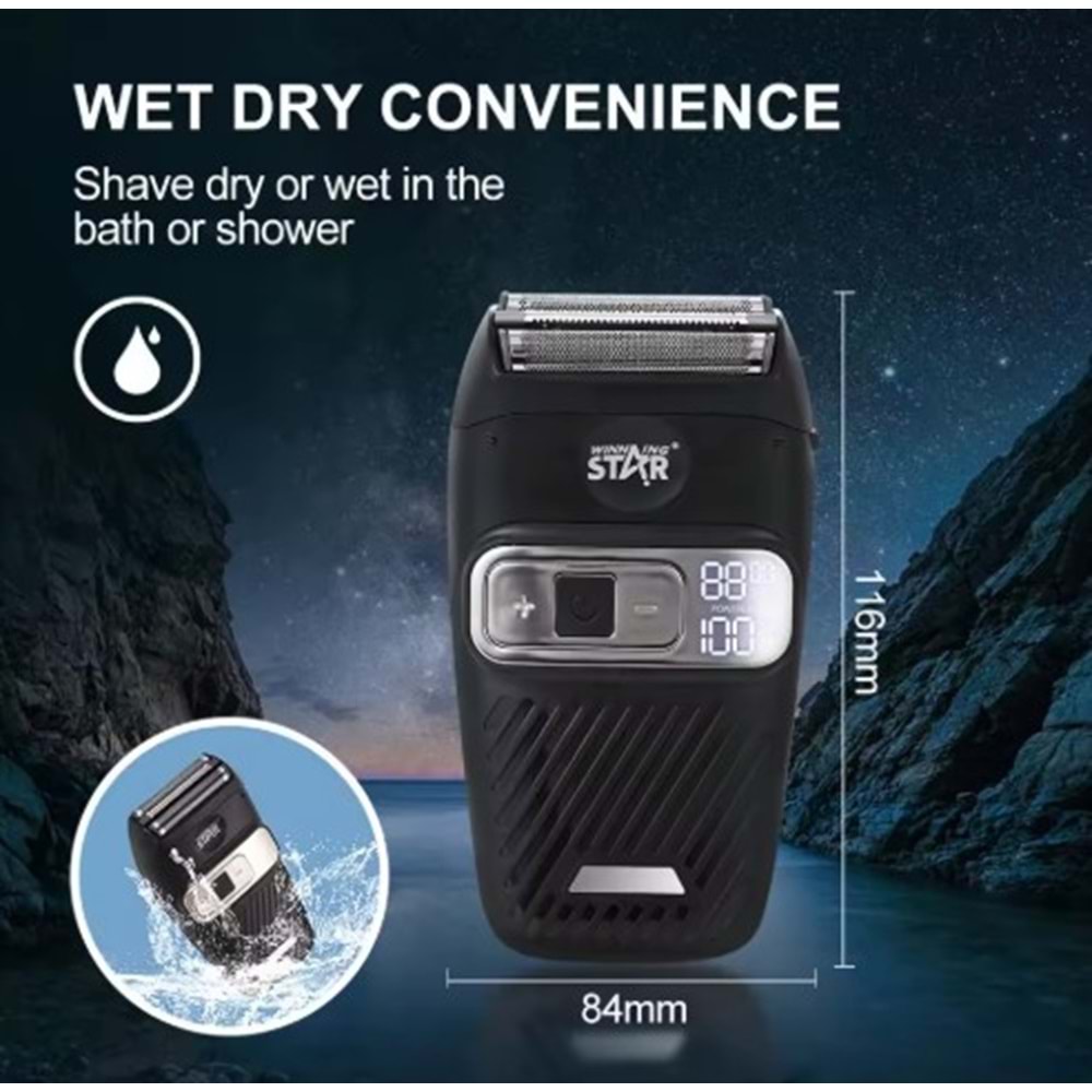 WİNNİNG STAR SİNEKKAYDI TRAŞ MAKİNESİ ST-5729