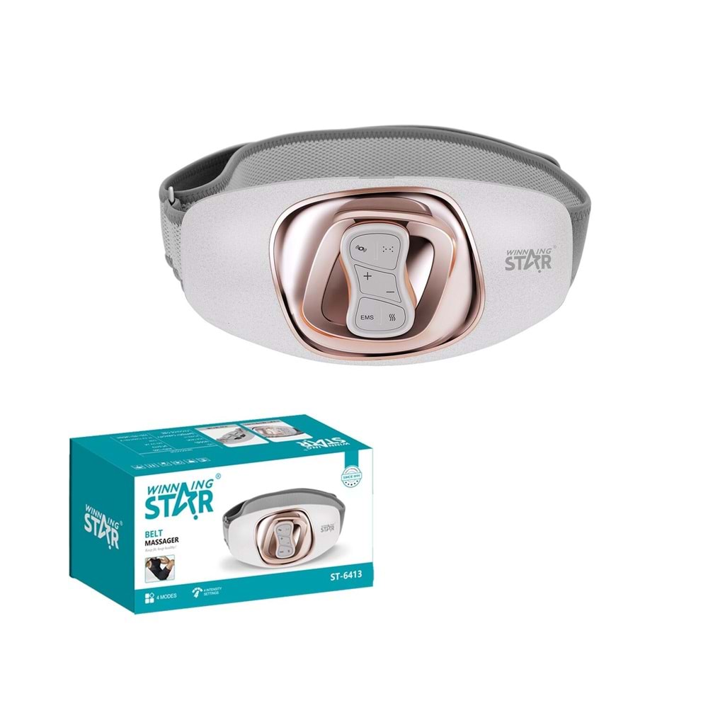 WİNNİNG STAR ISITMALI/TİTREŞİMLİ MASAJ KEMERİ BELT MASSAGER ST-6413