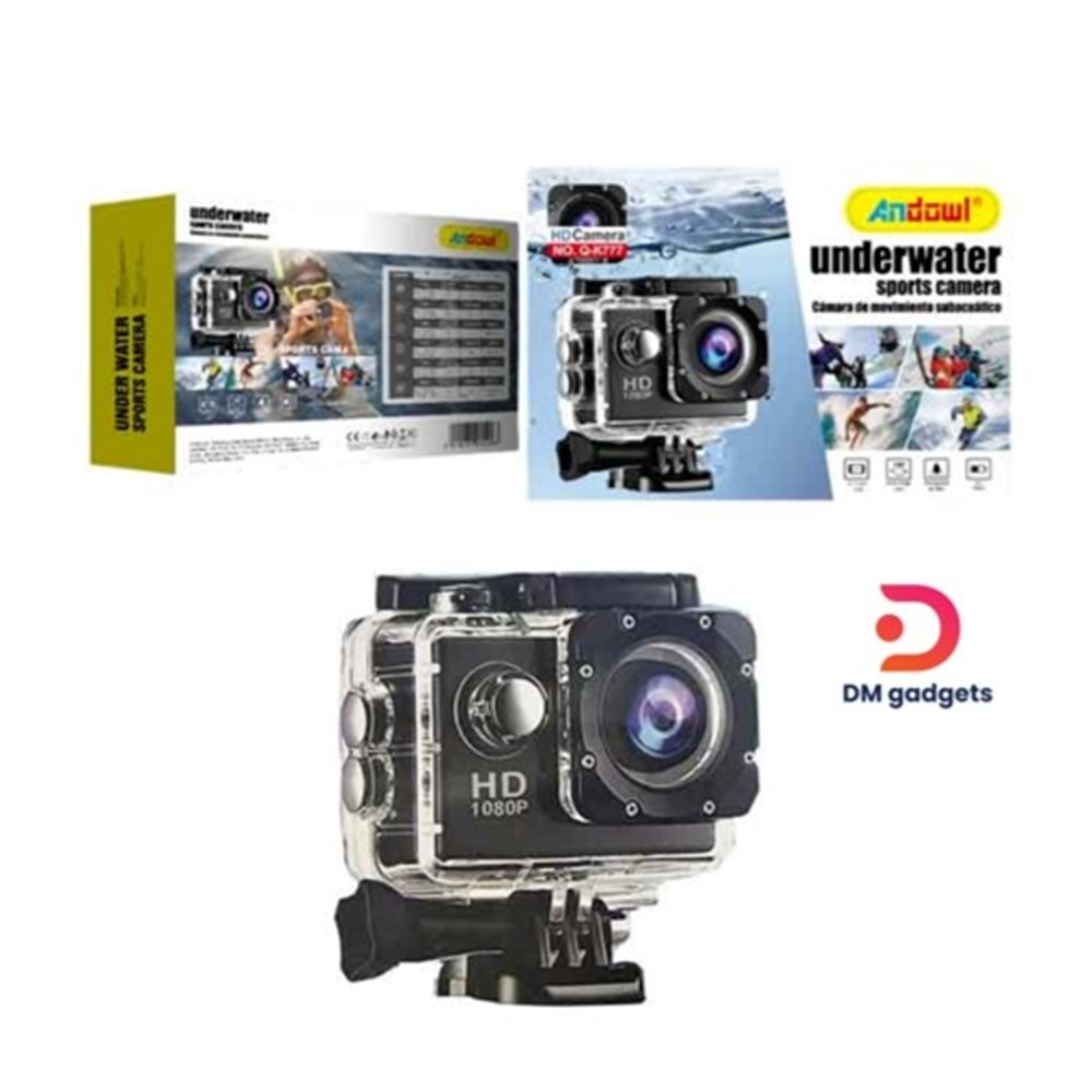 ANDOWL AKSİYON KAMERASI ACTİON CAMERA Q-K777