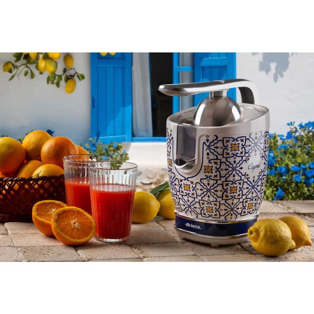 ARİETE VİNTAGE CAPRİ NARENCİYE SIKACAĞI MAVİ RENK