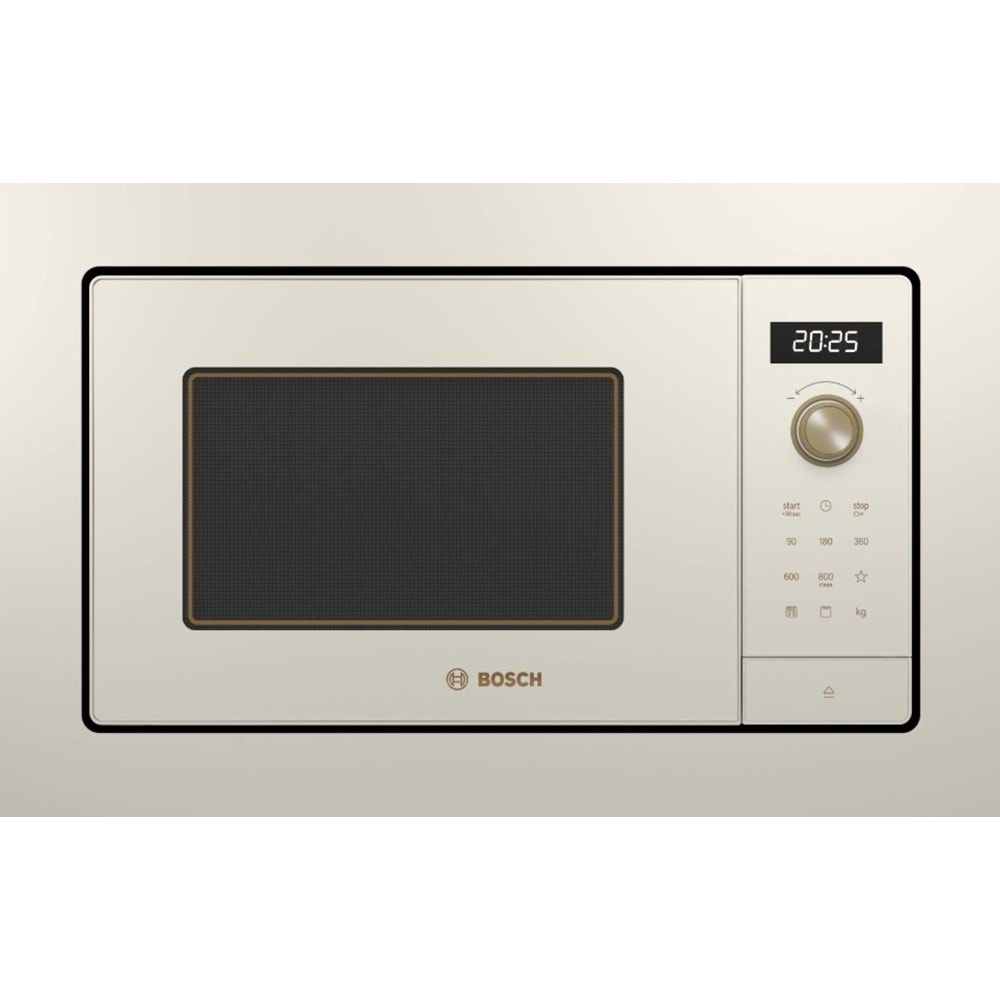 BOSCH BEL653MP3 - Seri 2 ankastre mikrodalga fırın 59 x 38 cm NeoClassic, İnci beyazı