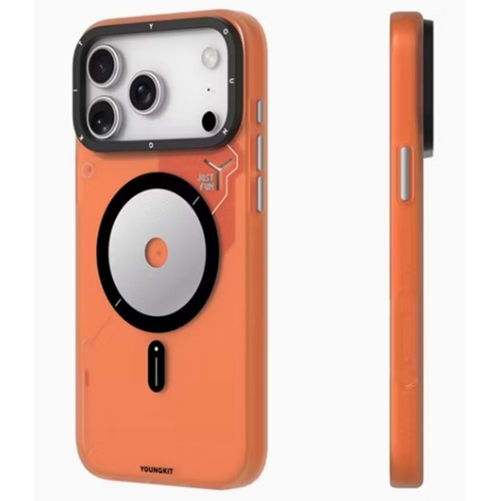 YOUNGKİT SANDER KILIF İPHONE 17 PRO TURUNCU