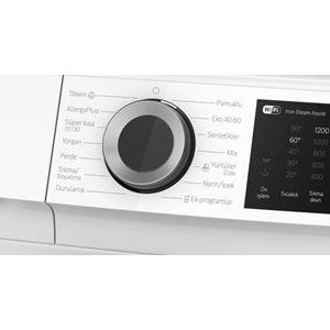 BOSCH WGK252Z1TR SERİ 6 1200 DEVİR 10 KG ÇAMAŞIR MAKİNESİ BEYAZ