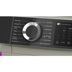 BOSCH WGK252ZSTR SERİ 6 1200 DEVİR 10 KG ÇAMAŞIR MAKİNESİ INOX