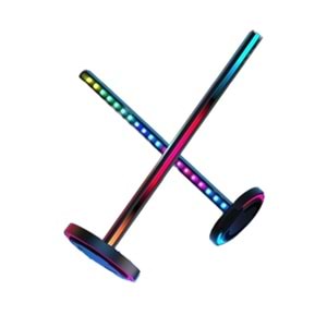 Yeelight Beam RGBIC Işık Çubuğu Siyah – Akıllı LED, Renkli Ambiyans, Wi-Fi & Bluetooth Kontrollü