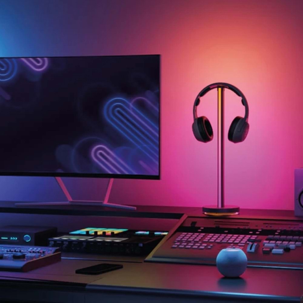 Yeelight Beam RGBIC Işık Çubuğu Siyah – Akıllı LED, Renkli Ambiyans, Wi-Fi & Bluetooth Kontrollü