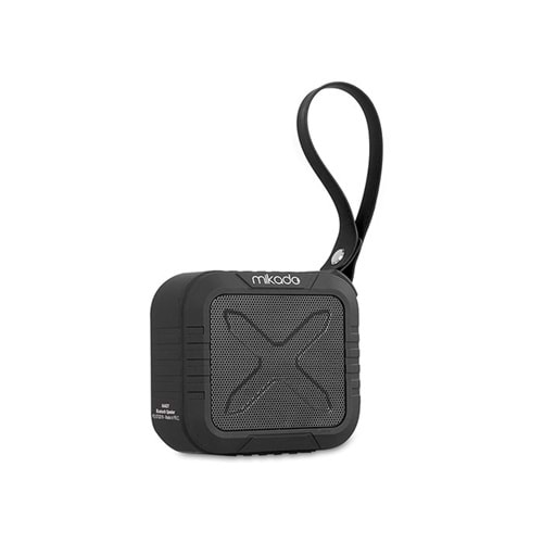 MIKADO HANDY WATERPROOF SPEAKER BLACK SUYA DAYANIKLI HOPARLÖR