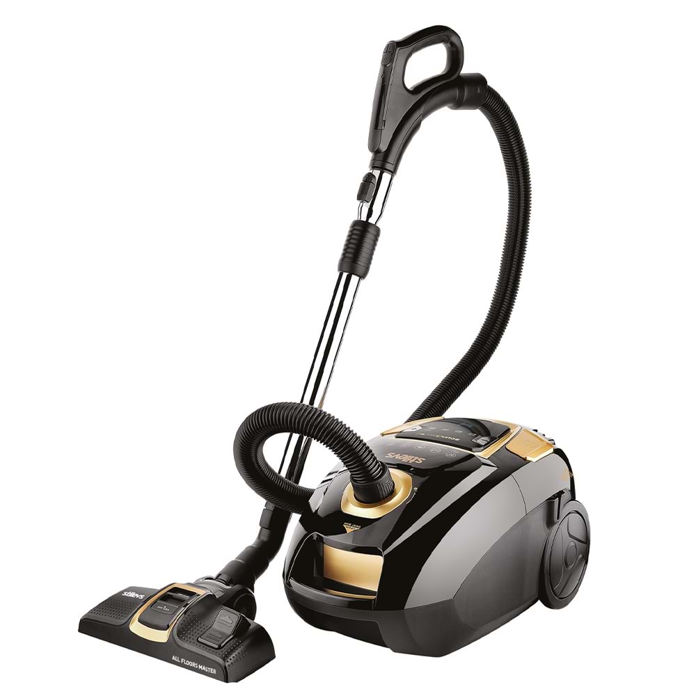 STİLEVS SOUNDLESS SESSİZ SÜPÜRGE SİYAH & SARI