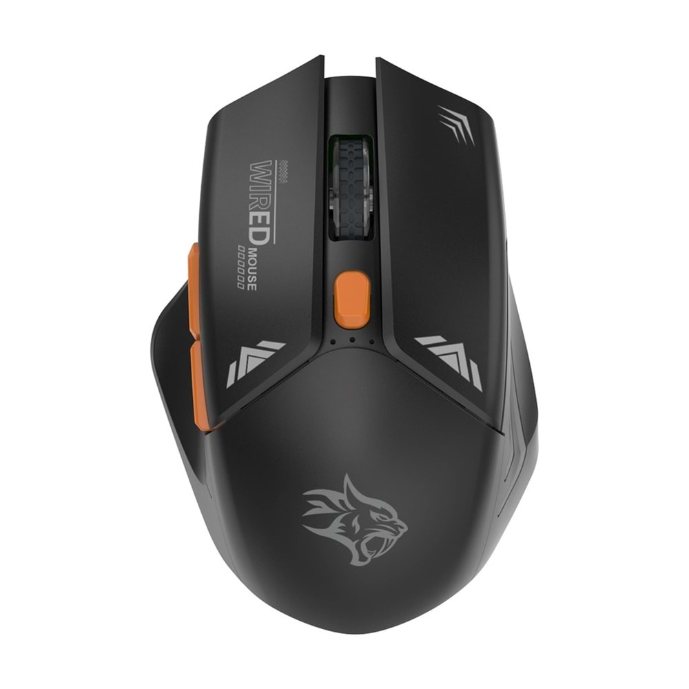 PORODO GAMİNG 2’Sİ 1 ARADA 2.4G KABLOSUZ MOUSE DPI 1600 - SİYAH PDX323BK