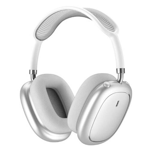 TD18 WİWU AİRBUDS MAX KULAK ÜSTÜ BLUETOOTH KULAKLIK SİLVER