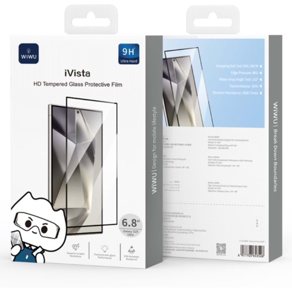 GT024 WİWU S26 ULTRA İVİSTA HD PROTECTİVE GLASS