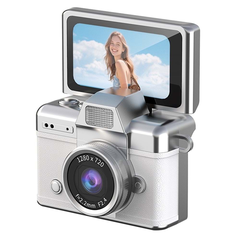 ABBRUCH MİNİ FLİP DİGİTAL CAMERA GÜMÜŞ LK-027