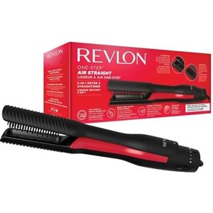 REVLON ONE-STEP AIR STRAIGHT 2'Sİ 1 ARADA SİYAH SAÇ KURUTMA VE DÜZLEŞTİRİCİ RVDR5330UK