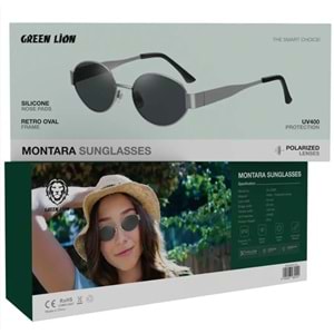 GREEN LION MONTARA GÜNEŞ GÖZLÜĞÜ GÜMÜŞ - GNMONSGLSSL
