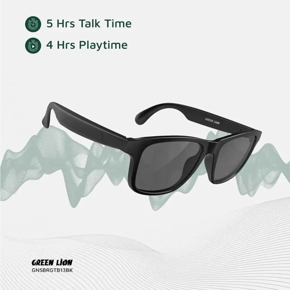 GREEN LION SYDNEY AKILLI GÖZLÜK SİYAH - GNSDNGLSBK