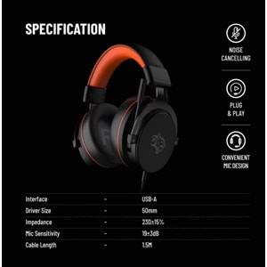 PORODO 7.1 SURROUND RGB OYUNCU KULAKLIĞI SİYAH - PDX417OGBK