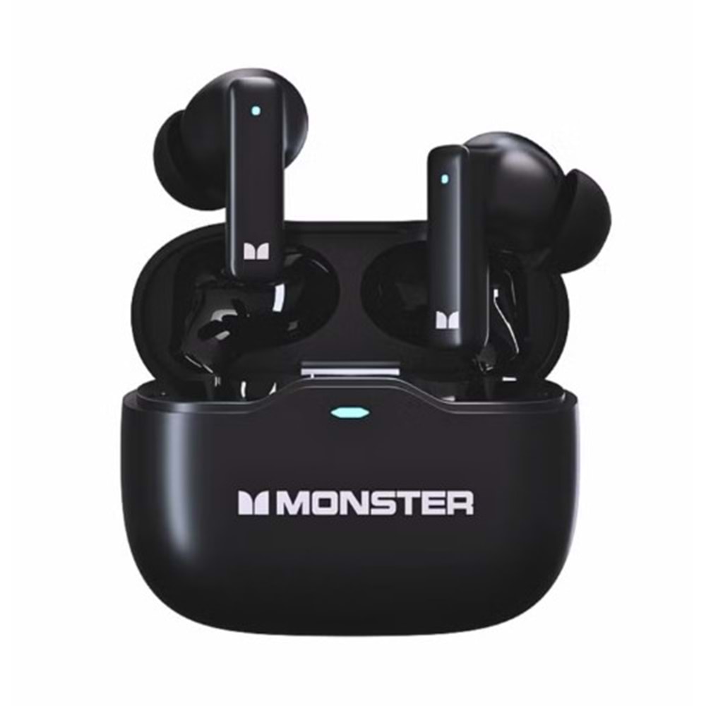 MONSTER AURA FIT GT17 TWS KULAK İÇİ KANCALI OYUNCU BLUETOOTH SİYAH KULAKLIK