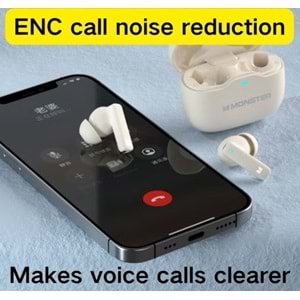 MONSTER AURA FIT GT17 TWS KULAK İÇİ KANCALI OYUNCU BLUETOOTH SİYAH KULAKLIK