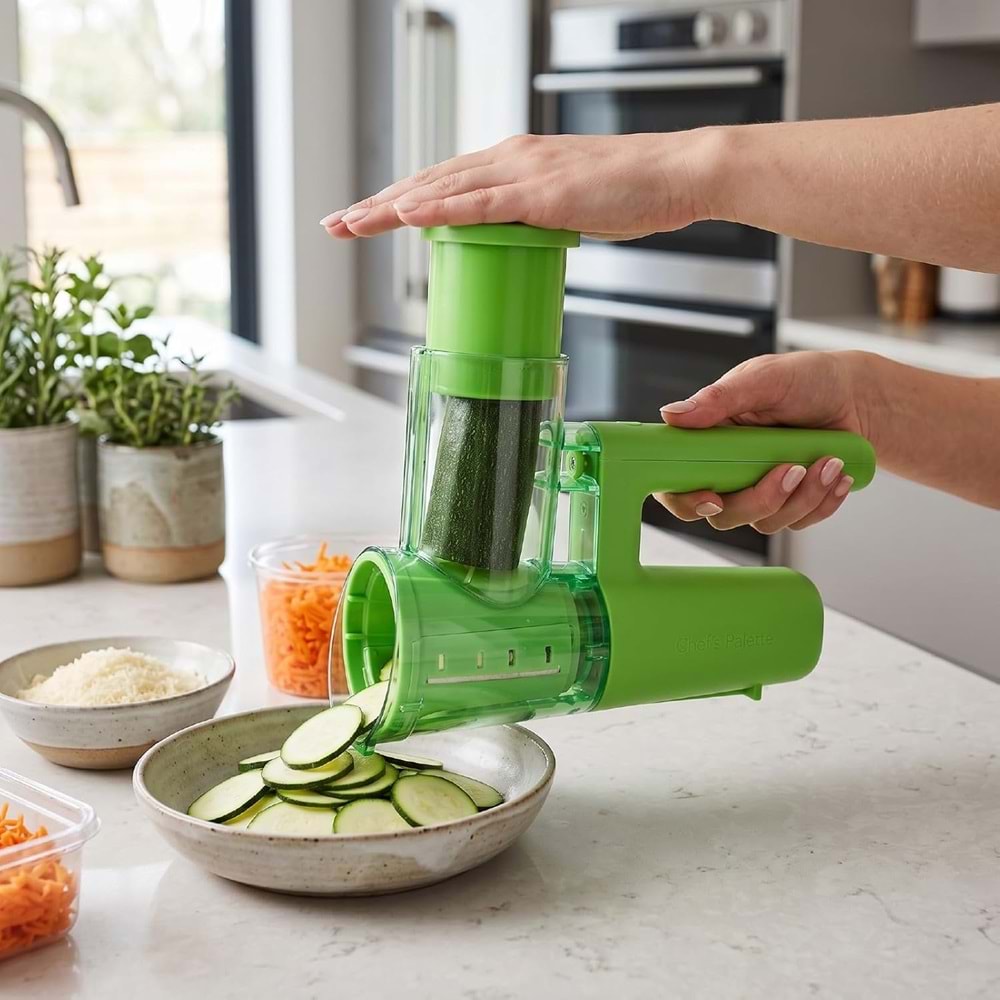 JN-920 ŞARJLI ÇOK FONKSİYONLU SALATA VE DİYET YEMEK HAZIRLAYICI / DOĞRAYICI