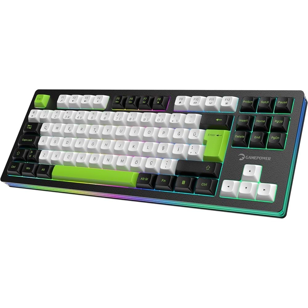 GAMEPOWER NAMA RGB MEKANİK KABLOSUZ HOT SWAP GAMİNG KLAVYE