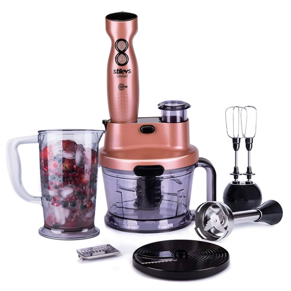 STİLEVS LİMİTLESS EL BLENDER SETİ ROSE