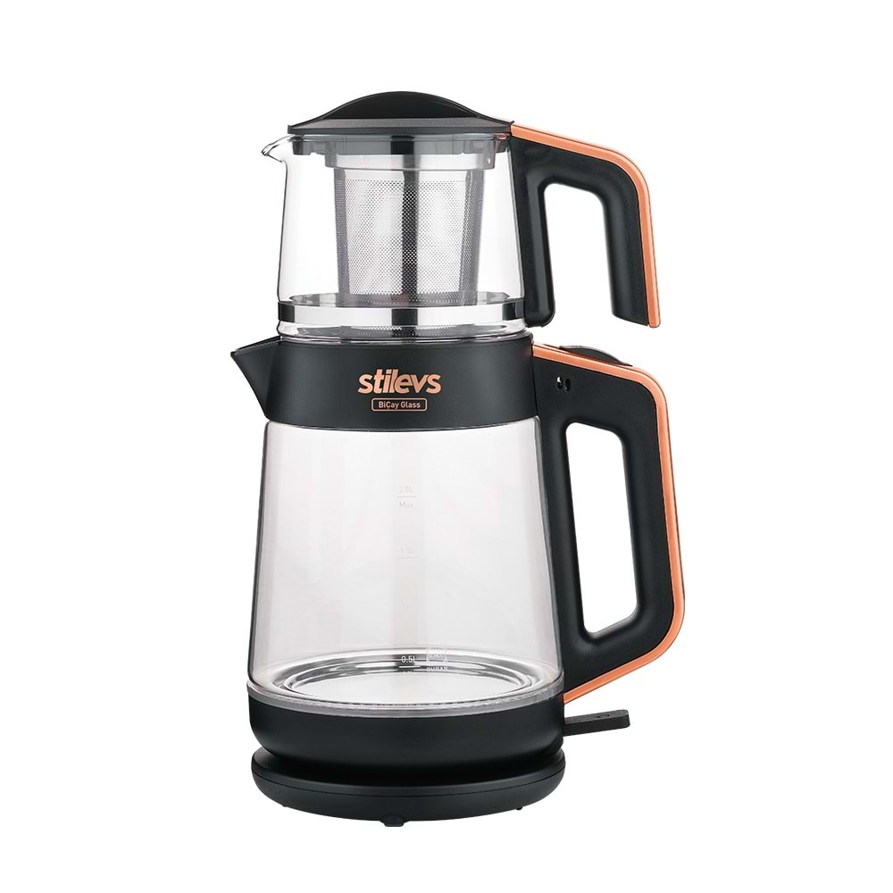 STİLEVS BİÇAY GLASS ÇAY MAKİNESİ BAKIR