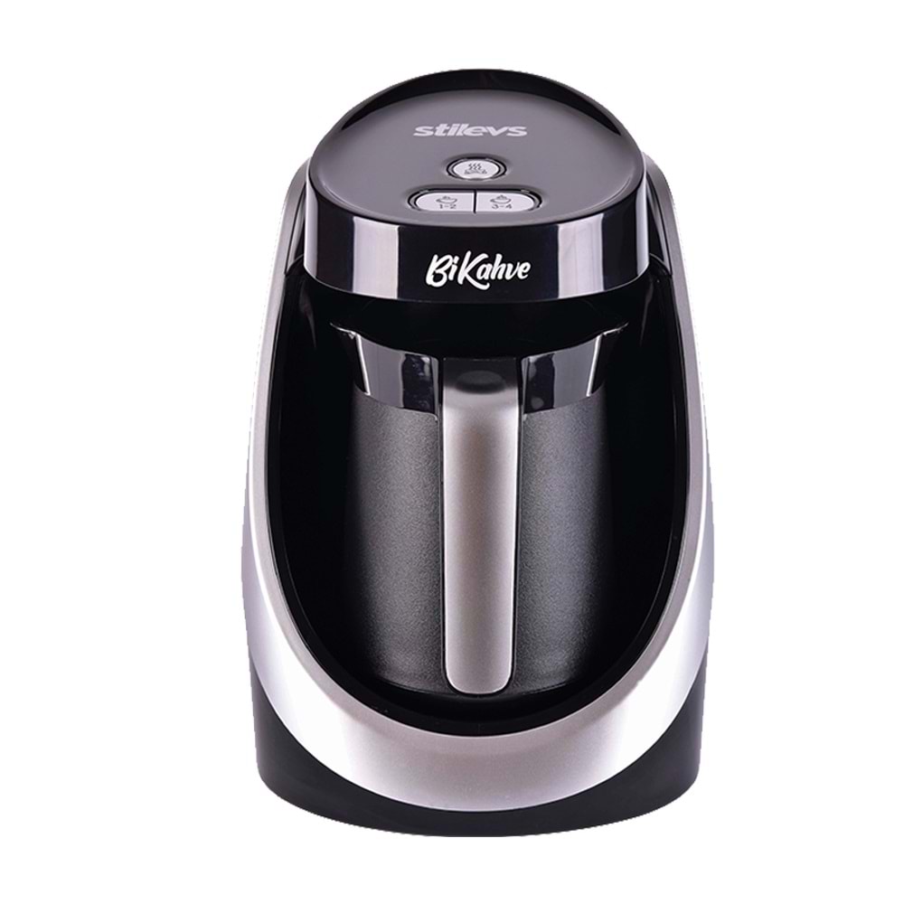 STİLEVS BİKAHVE OTOMATİK TÜRK KAHVESİ MAKİNESİ GÜMÜŞ