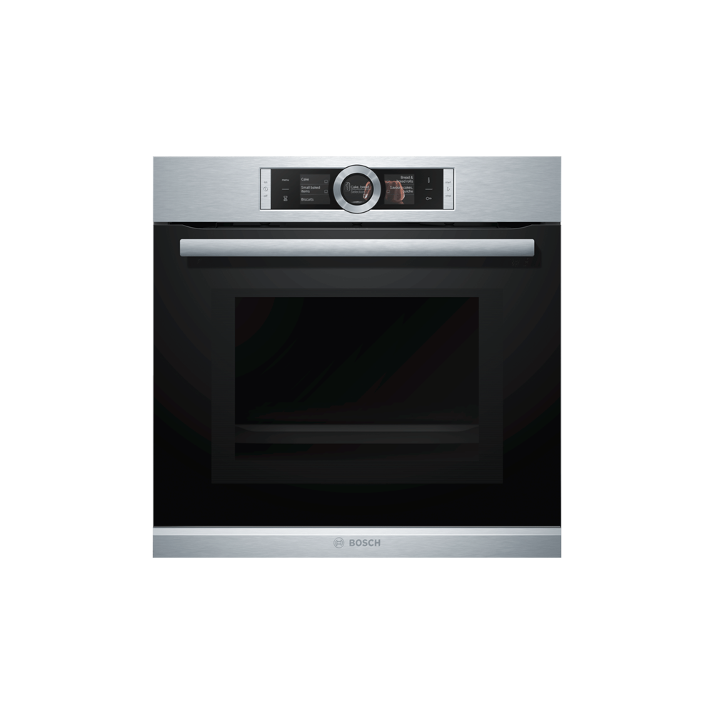 BOSCH HMG636BS1 KOMBİ FIRIN+MİKRODALGA 4D PİŞİRME DİSH ASSİST TFT EKRAN İNOX FIRIN