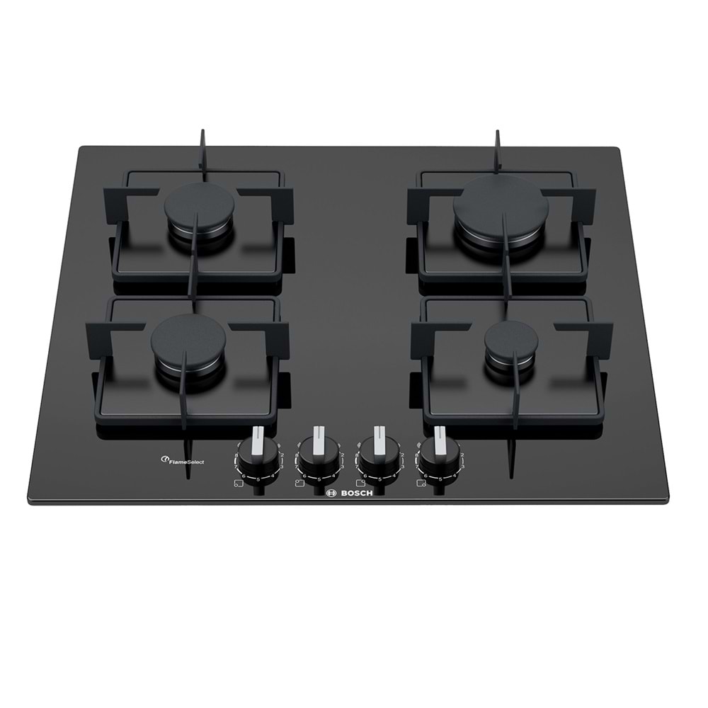 BOSCH PPP6A6B10 4 GAZ SİYAH OTOMATİK ATEŞLEME SİSTEMLİ