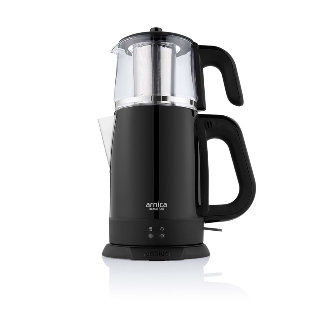 ARNİCA DEMLİ STİL SİYAH ÇAYCI 179X