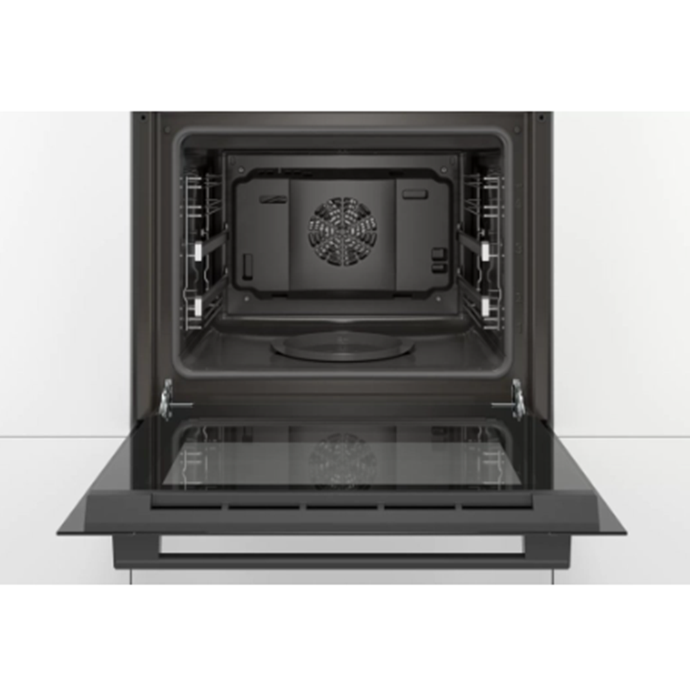 BOSCH MULTİFONKSİYONLU SİYAH BUHARLI PİŞİRME FIRIN HIJ517YB0R