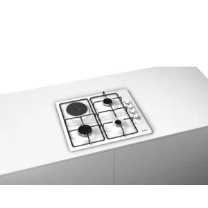 BOSCH 3 GAZ 1 ELEKTRİK BEYAZ OCAK PBY6C2B82Q