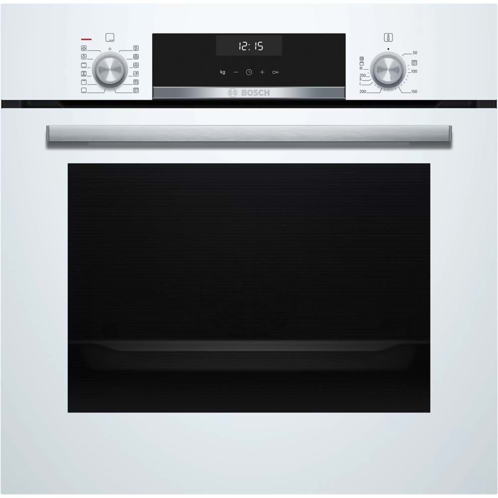 BOSCH HIJ517YW0R BEYAZ YENİ DİZAYN BUHARDA PİŞİRME ÖZELLİKLİ FIRIN