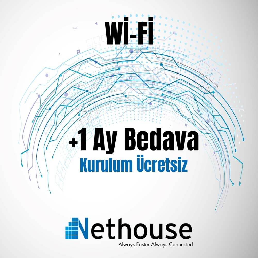 NETHOUSE 15MBPS 6 AYLIK İNTERNET