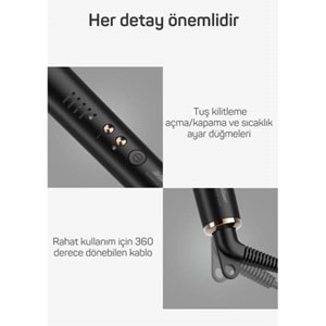 ARZUM SÜPERSTAR TOUCH SAÇ DÜZLEŞTİRİCİ FIRÇA SİYAH AR5068