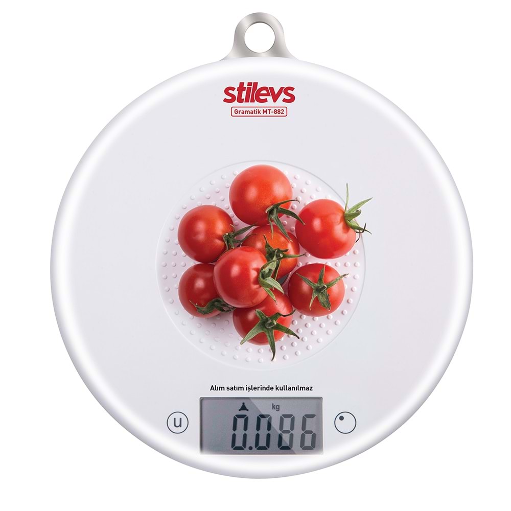 STİLEVS GRAMATİK MUTFAK TERAZİSİ GRİ MT-882