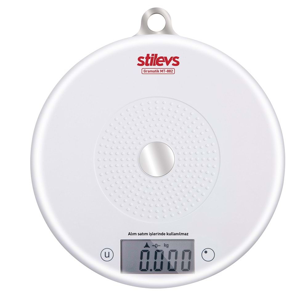 STİLEVS GRAMATİK MUTFAK TERAZİSİ GRİ MT-882