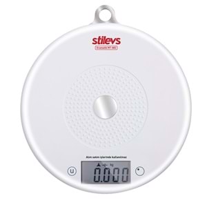 STİLEVS GRAMATİK MUTFAK TERAZİSİ GRİ MT-882