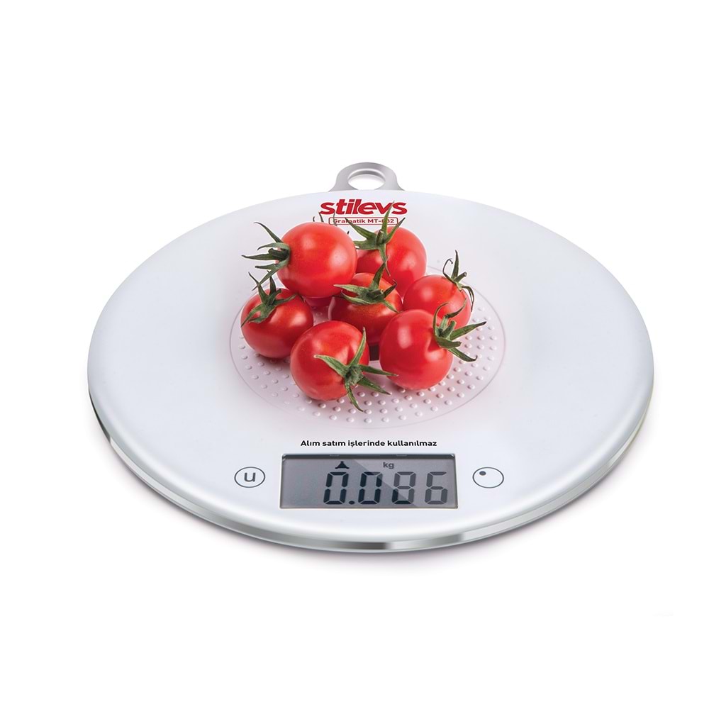 STİLEVS GRAMATİK MUTFAK TERAZİSİ GRİ MT-882