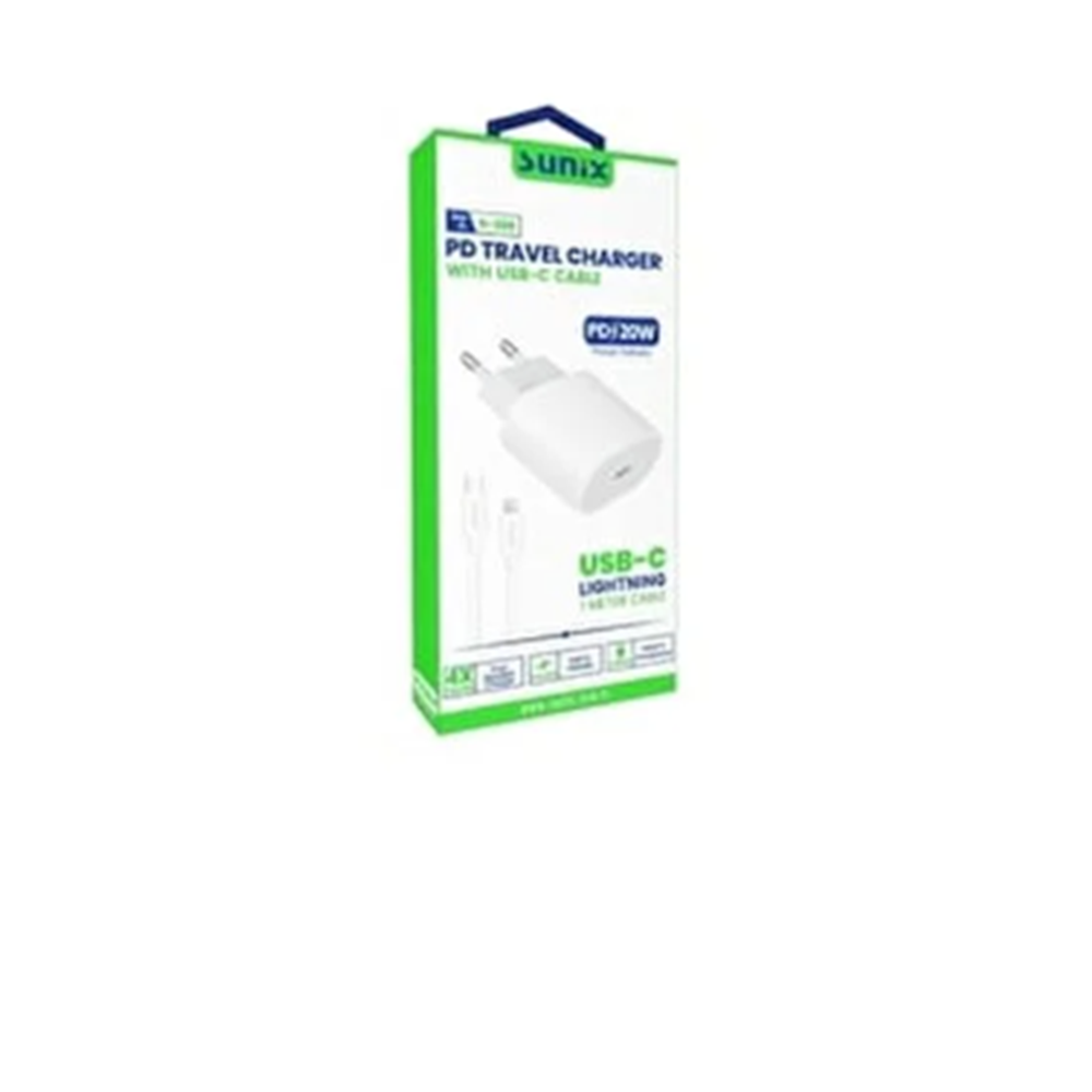 SUNİX S26 ŞARJ BAŞLIK İPHONE SET