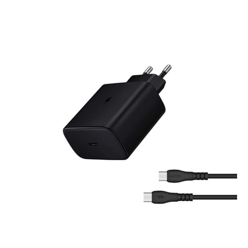 SUNİX S50 45W ŞARJ BAŞLIK TYPE-C TO TYPE-C
