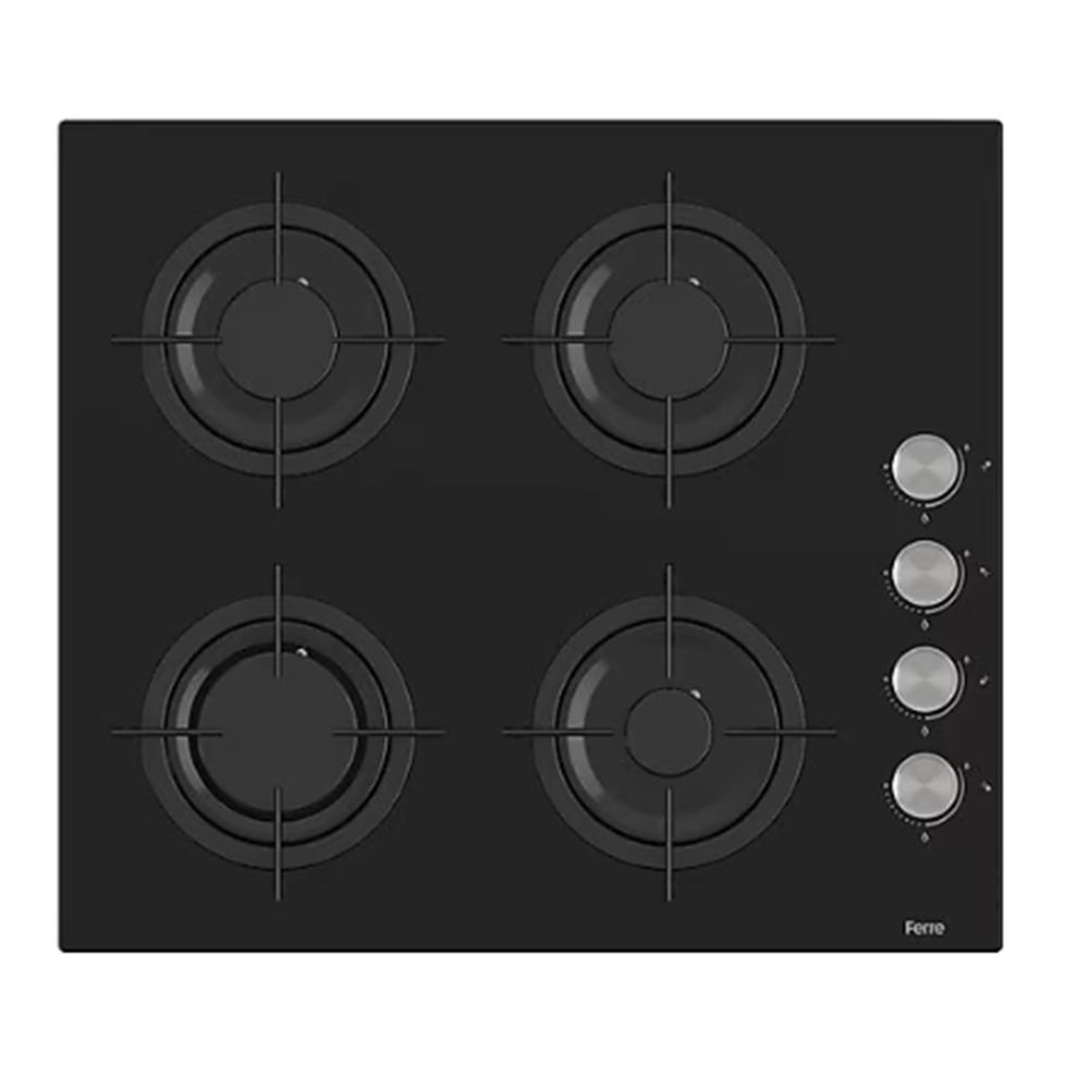 FERRE CS 205 SİYAH CAM ANKASTRE OCAK