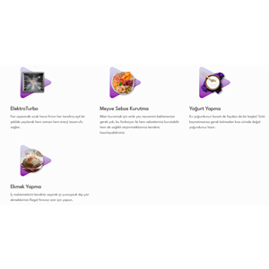 REGAL SİYAH ANKASTRE TURBO FIRIN AF 7665