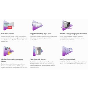 REGAL 523 LİTRE İNOX NO FROST BUZDOLABI 60021 E IG