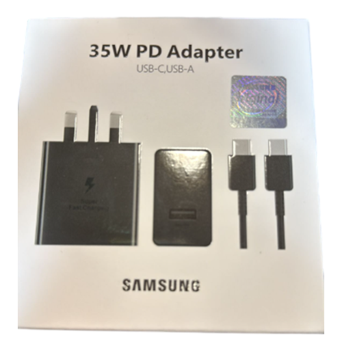 SAMSUNG 35W ADAPTÖR+TYPE-C KABLO SET USB-C & USB-A