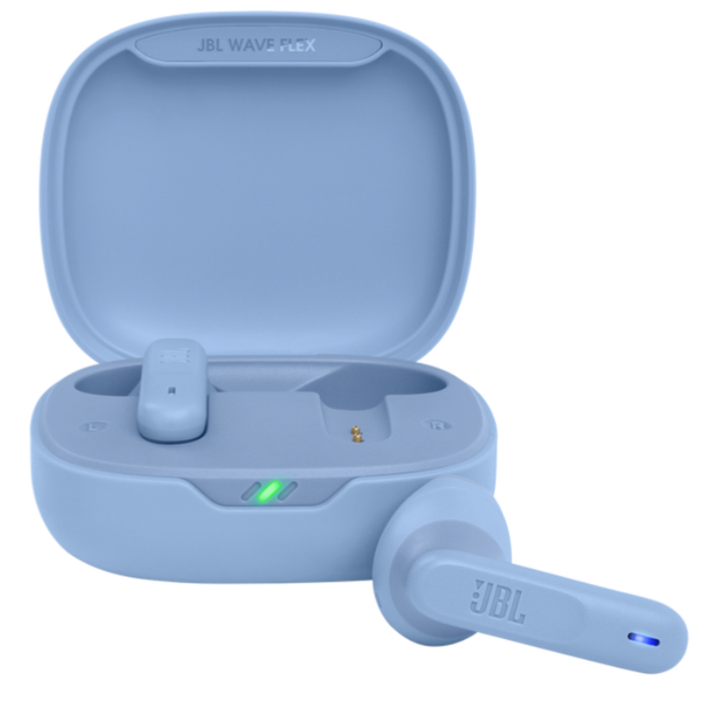 JBL WAVE FLEX BLUETHOOTH EARPHONES BLUE