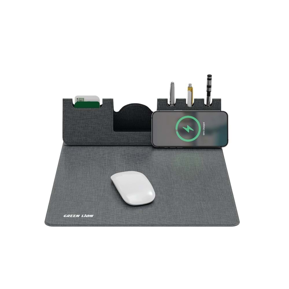GREEN LİON MOUSE PAD WIRELESS CHARGER GNMSPADWIRGY
