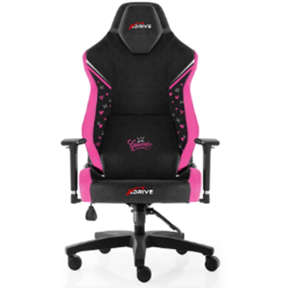 XDRİVE ANKA OYUNCU KOLTUĞU (QUEEN ÖZEL SERİ) PEMBE/SİYAH