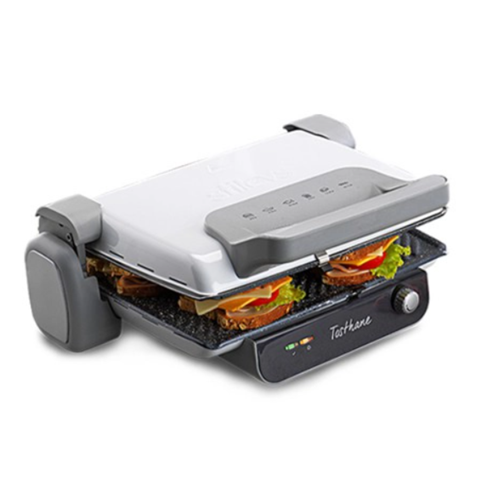 STİLEVS TOSTHANE GRANİT TOST MAKİNESİ BEYAZ