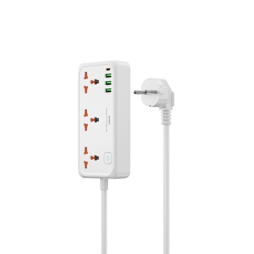 WİWU ÇOK FONKSİYONLU 30W ÜÇLÜ PRİZ S005